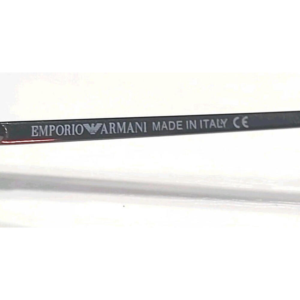 Emporio Armani 080 1021 No Lenses Small Brown Oval Eyeglasses Frame 49-21 135 - Picture 6 of 8